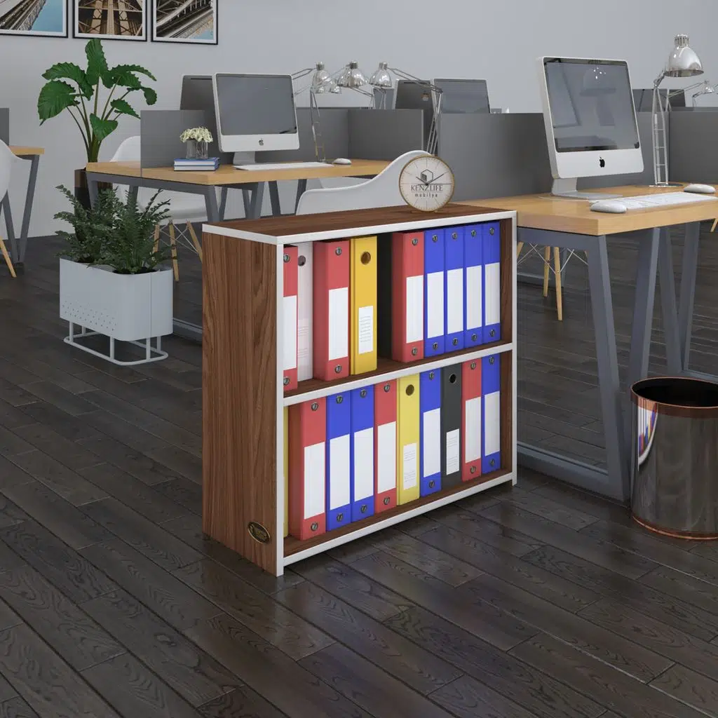 Kenzlife klasörlük raflı burutay cvz 70*80*30 kitaplık ofis arkalıksız