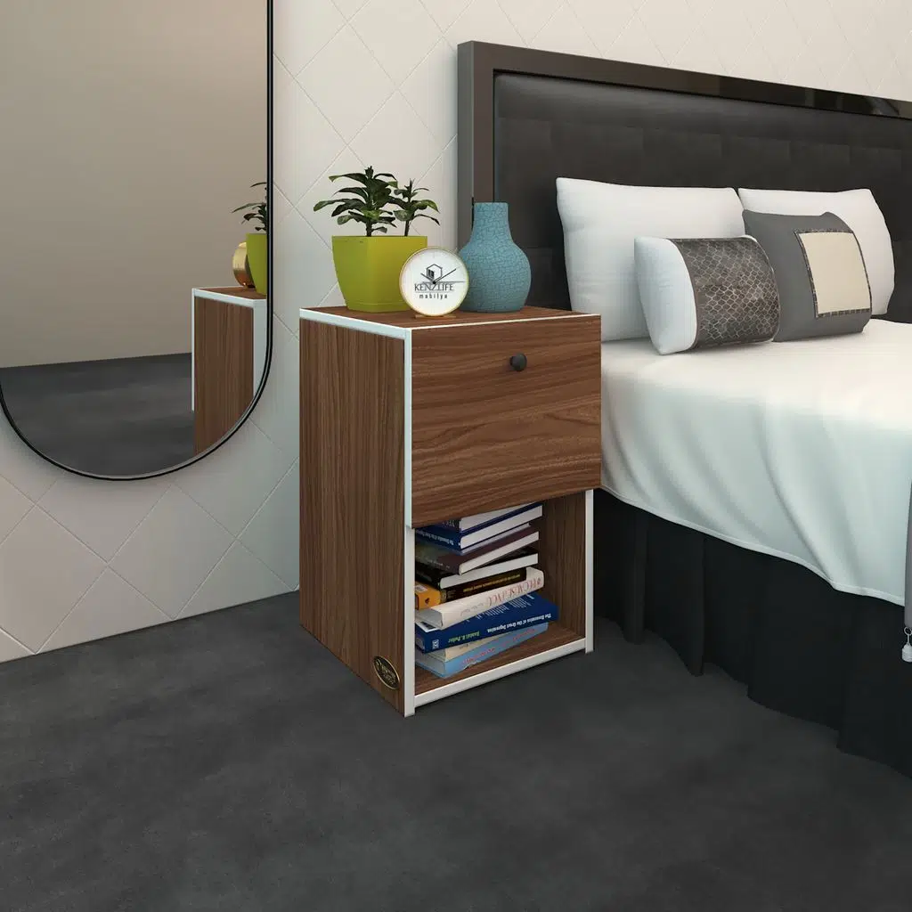 Kenzlife komodin izumi cvz 60*39*39 komidin kitaplık ayakkabılık kapaklı arkalıklı