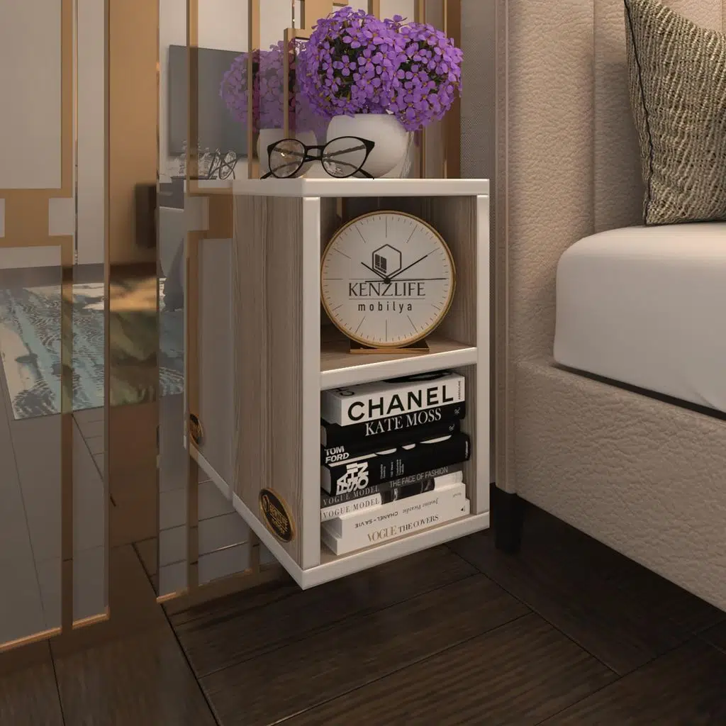 Kenzlife komodin likka crd 50*40*40 duvara asılabilen komidin kitaplık