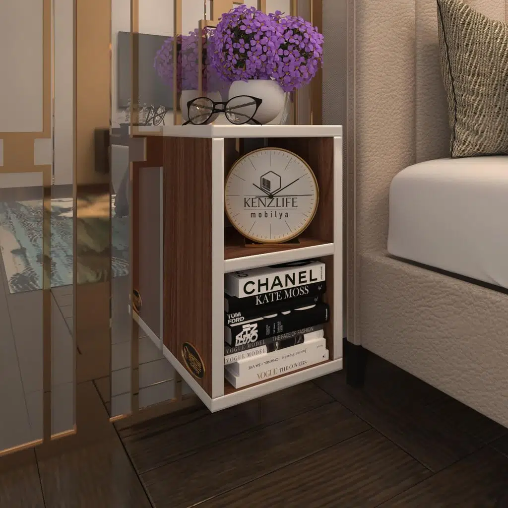 Kenzlife komodin likka cvz 50*40*40 duvara asılabilen komidin kitaplık