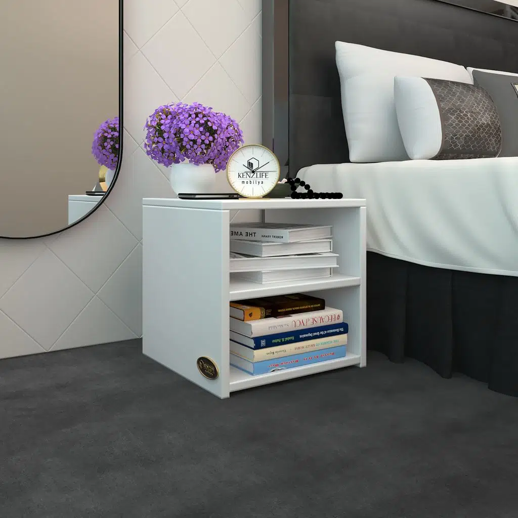 Kenzlife komodin meydey byz 39*39*39 komidin kitaplık ayakkabılık