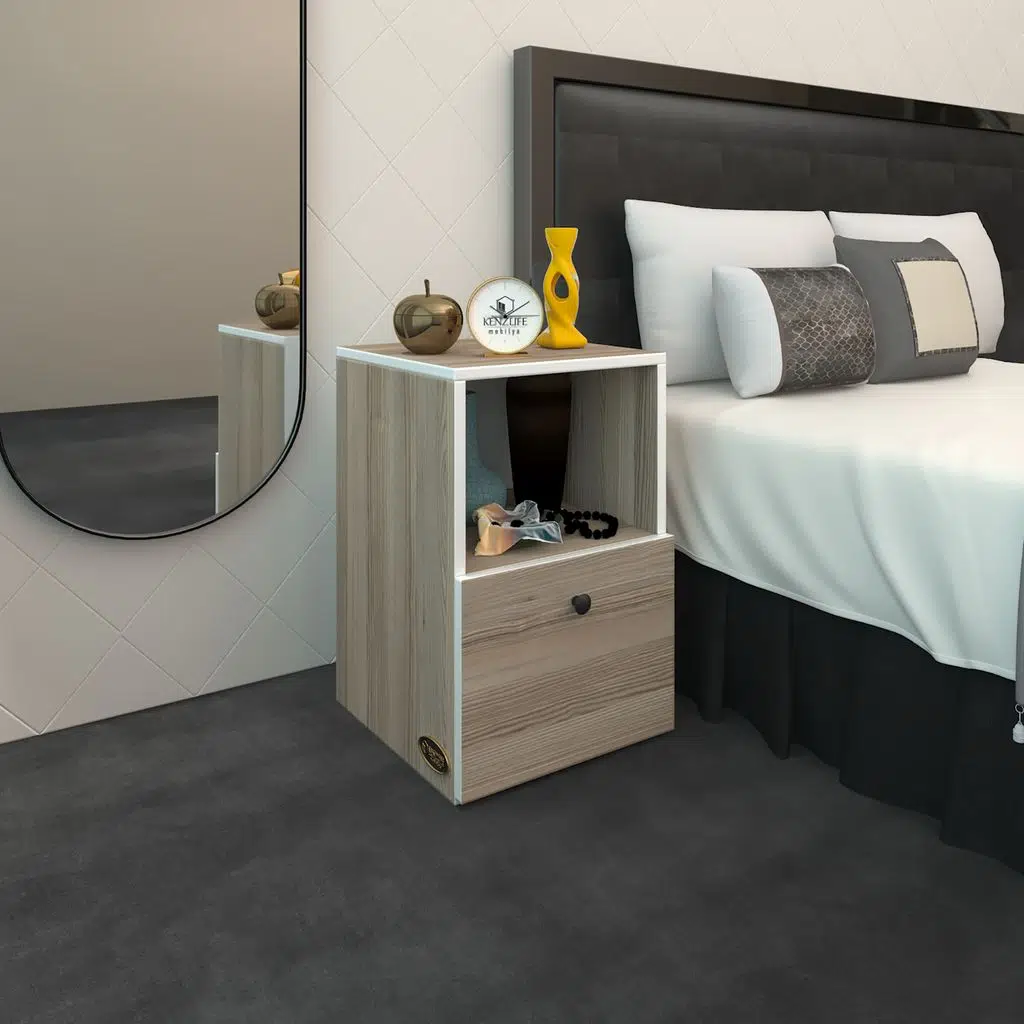 Kenzlife komodin yokatta crd 60*39*39 komidin kitaplık ayakkabılık kapaklı arkalıklı