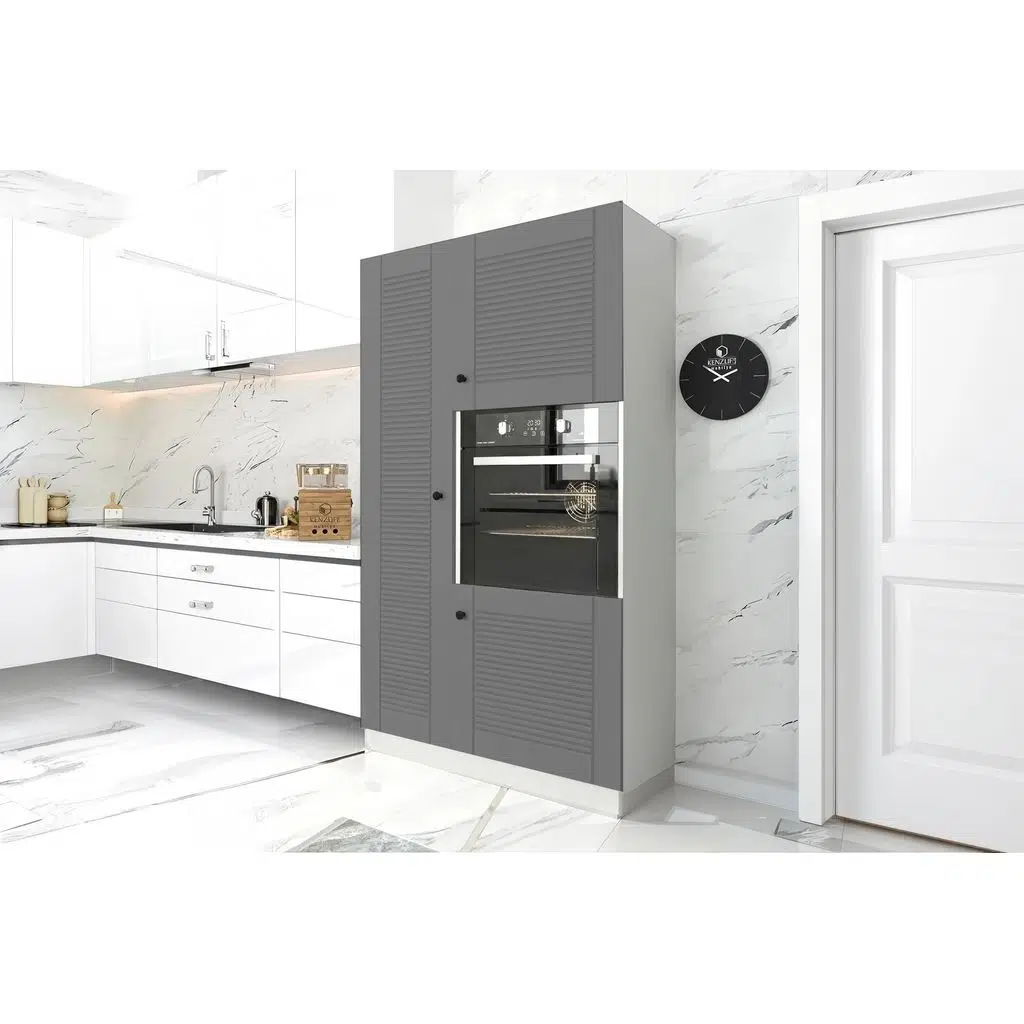 Kenzlife membran ankastre fırın dolabı banu gribyz panjur 180*100*56 mebran kapak MDF gövde