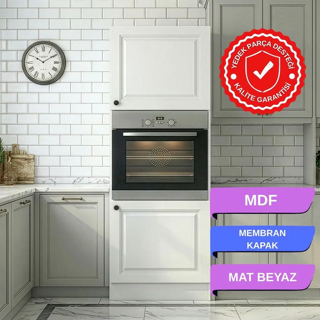 Kenzlife membran ankastre fırın dolabı bige byzbyz çerçeve 180*60*56 mebran kapak MDF gövde