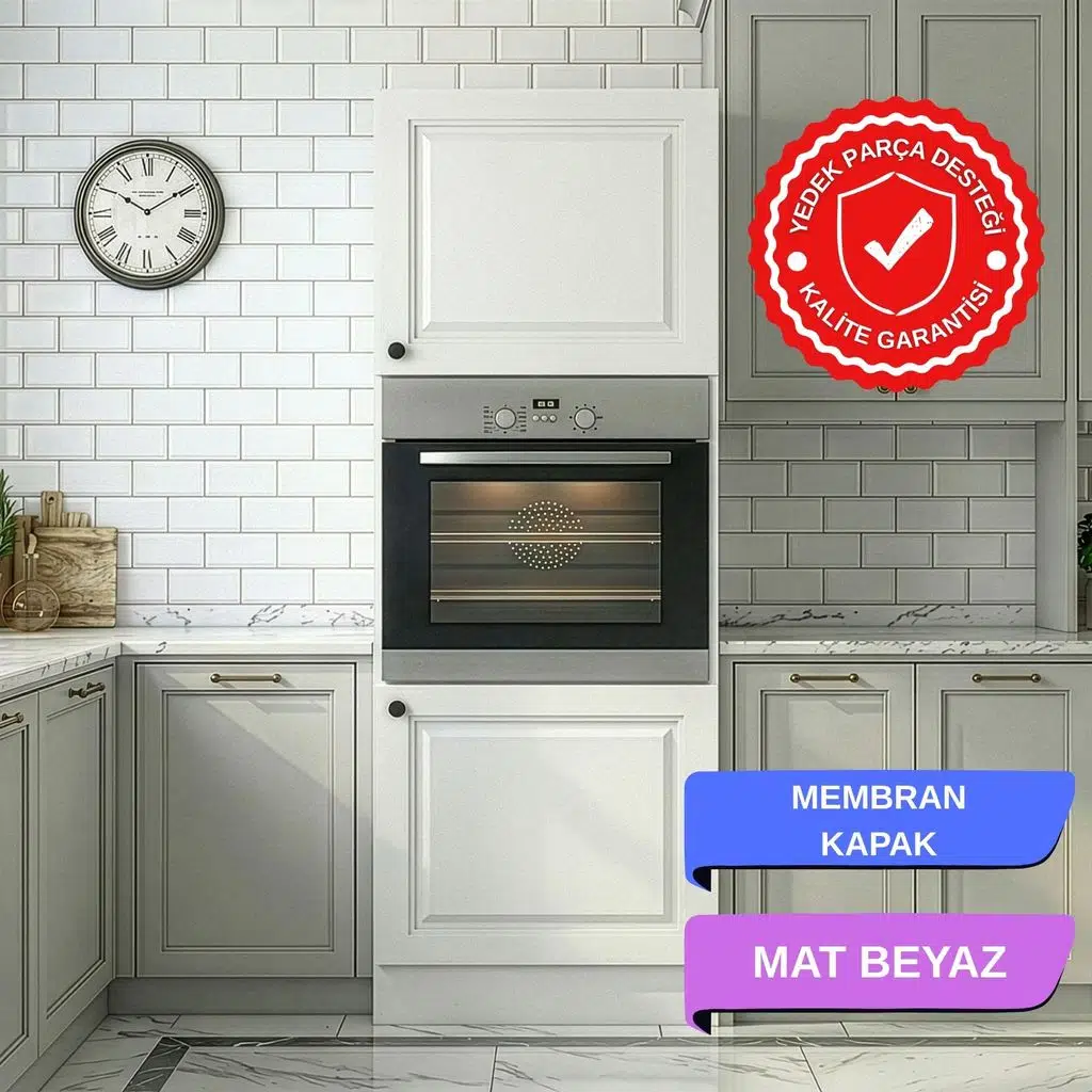 Kenzlife membran ankastre fırın dolabı bige byzbyz çerçeve 180*60*56 mebran kapak suntalam gövde