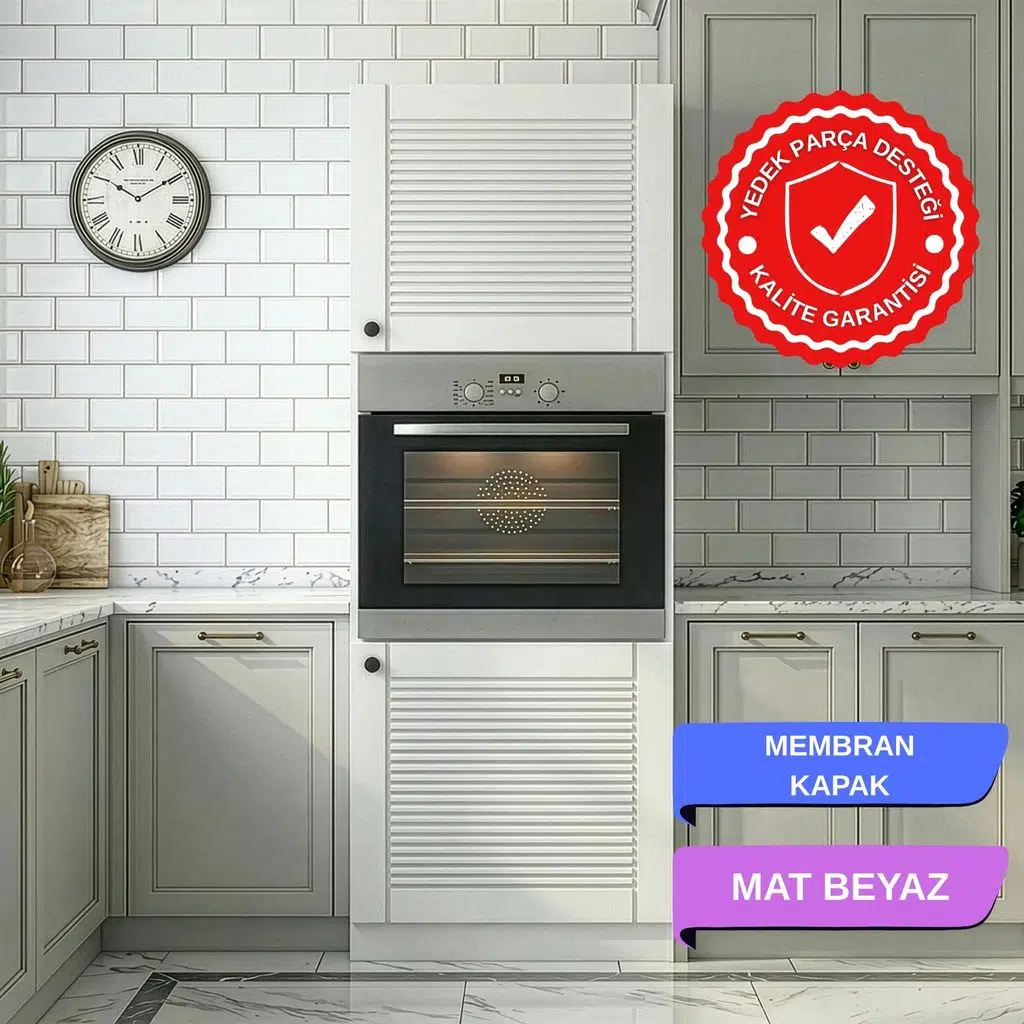 Kenzlife membran ankastre fırın dolabı bige byzbyz panjur 180*60*56 mebran kapak suntalam gövde