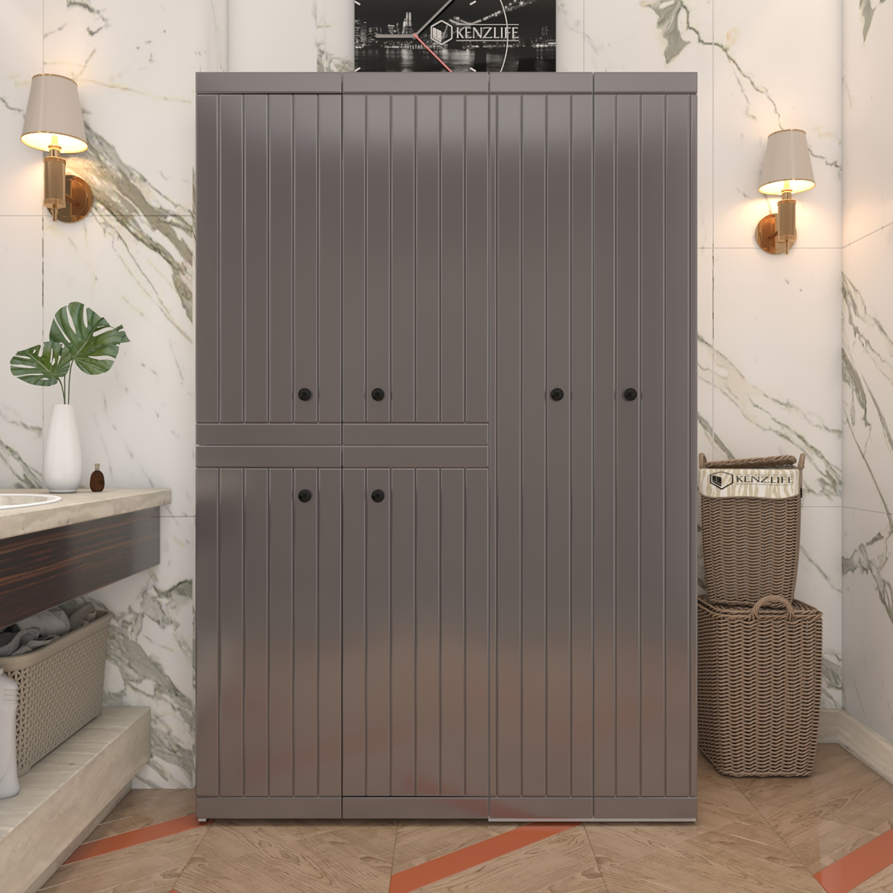 Kenzlife membran çamaşır kurutma makinesi dolabı yaromira gribyz çitçit 180*120*64 mebran kapak suntalam gövde