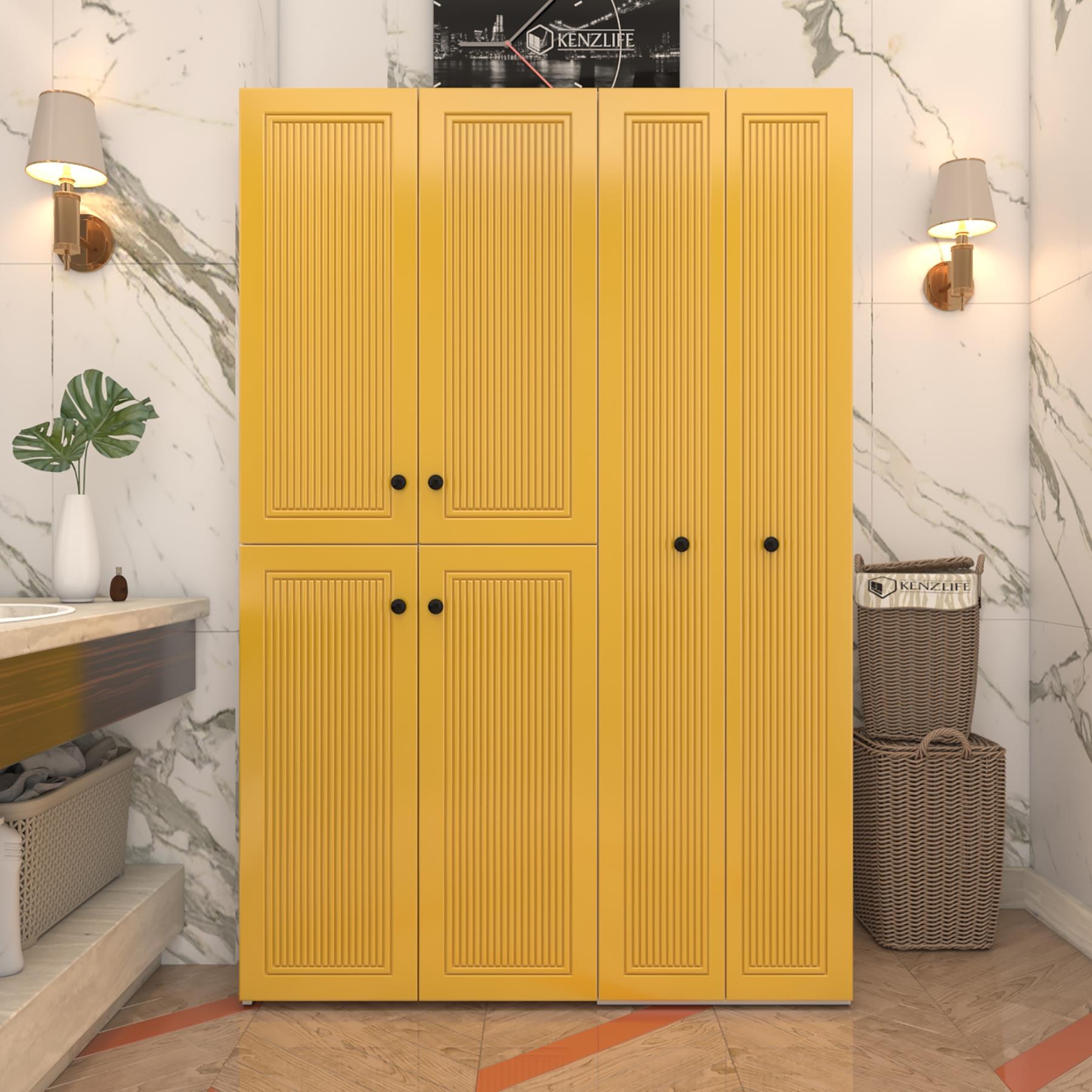 Kenzlife membran çamaşır kurutma makinesi dolabı yaromira hrdbyz çubuk 180*120*64 mebran kapak MDF gövde