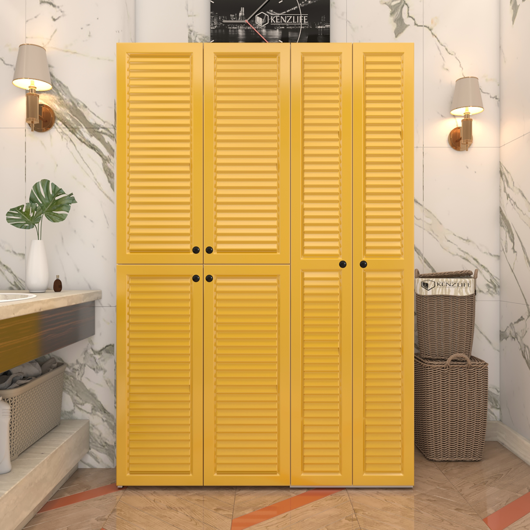Kenzlife membran çamaşır kurutma makinesi dolabı yaromira hrdbyz panjur 180*120*64 mebran kapak suntalam gövde