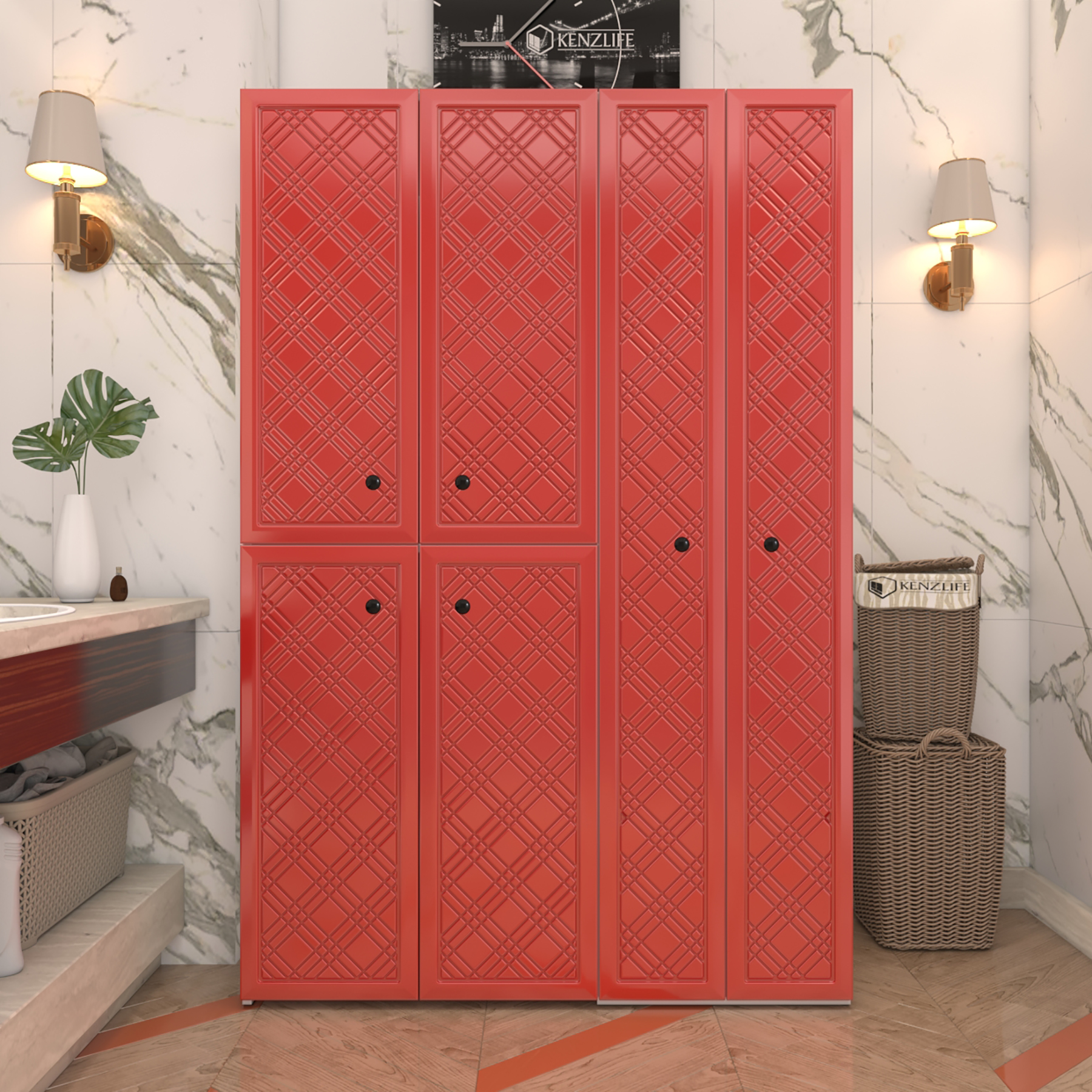 Kenzlife membran çamaşır kurutma makinesi dolabı yaromira krmbyz hasır 180*120*64 mebran kapak suntalam gövde