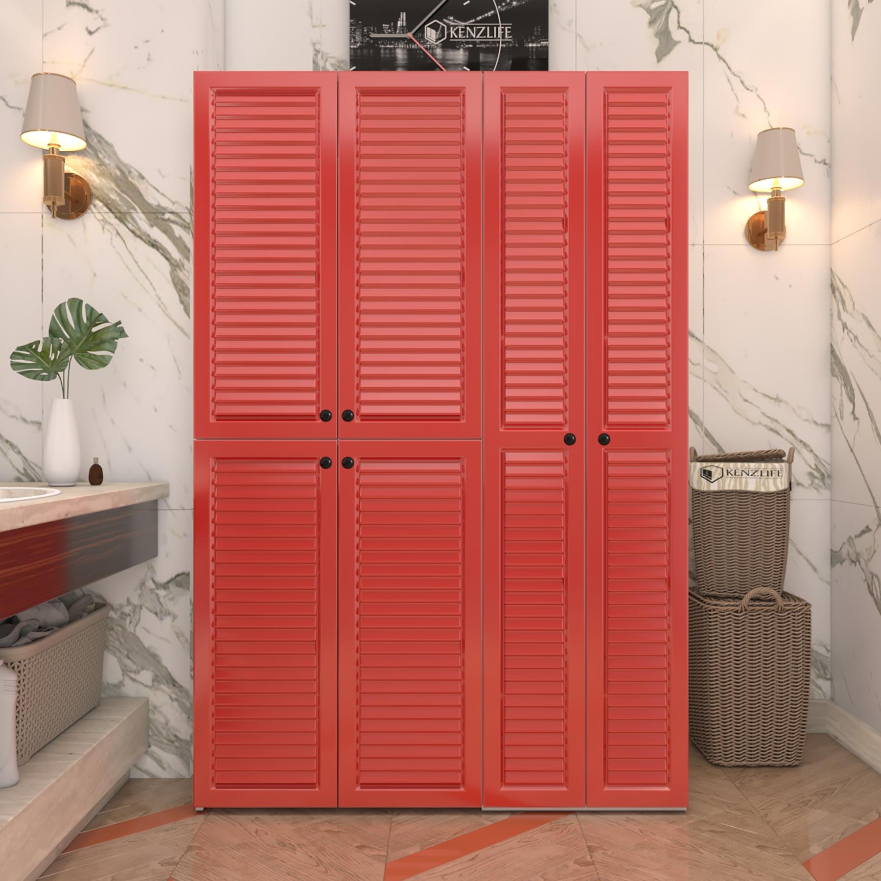 Kenzlife membran çamaşır kurutma makinesi dolabı yaromira krmbyz panjur 180*120*64 mebran kapak MDF gövde