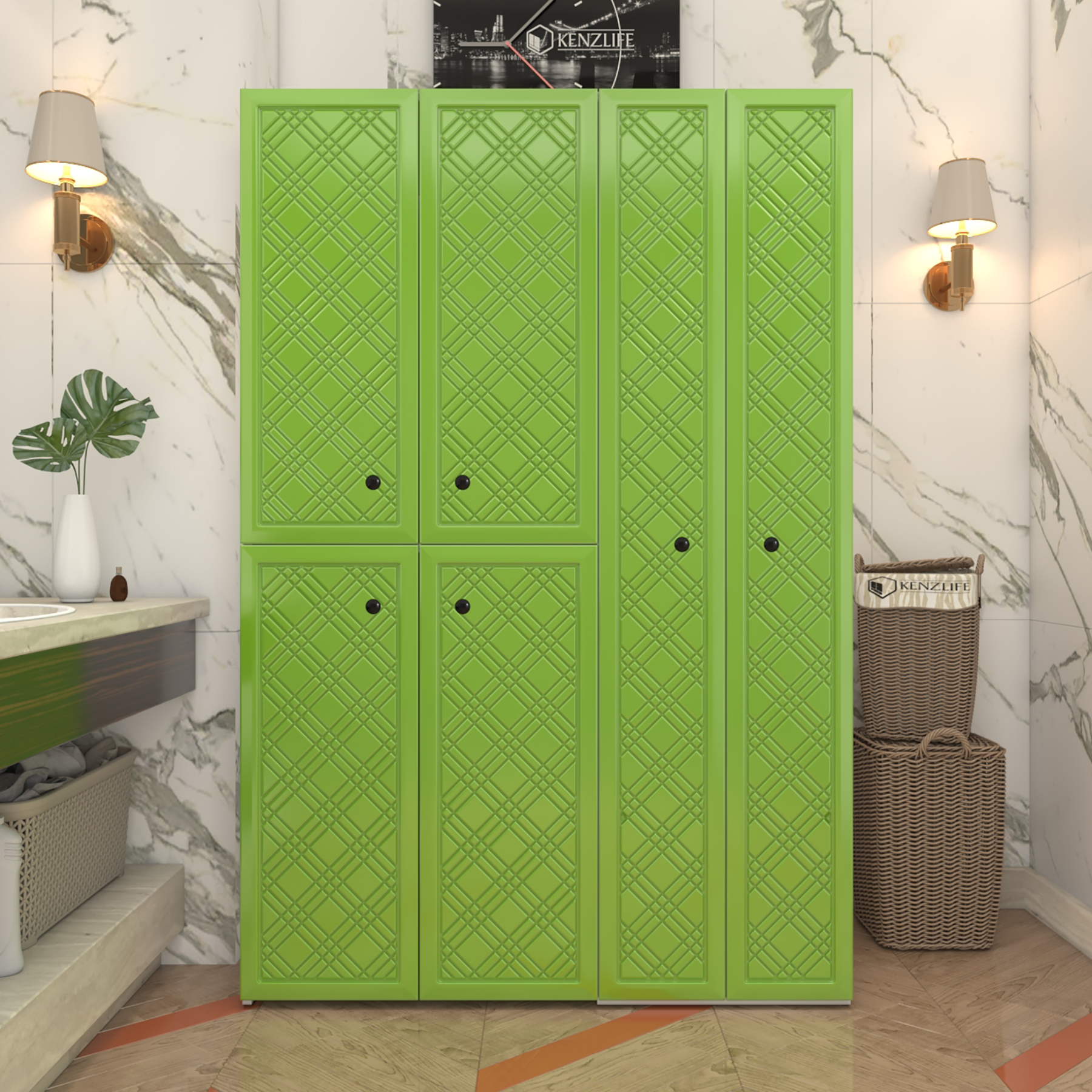 Kenzlife membran çamaşır kurutma makinesi dolabı yaromira yşlbyz hasır 180*120*64 mebran kapak suntalam gövde
