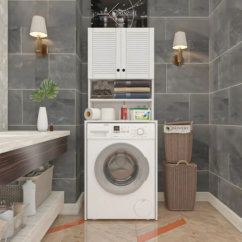 Kenzlife membran çamaşır makinesi dolabı hayzum byzbyz panjur 180*66*55 mebran kapak suntalam gövde