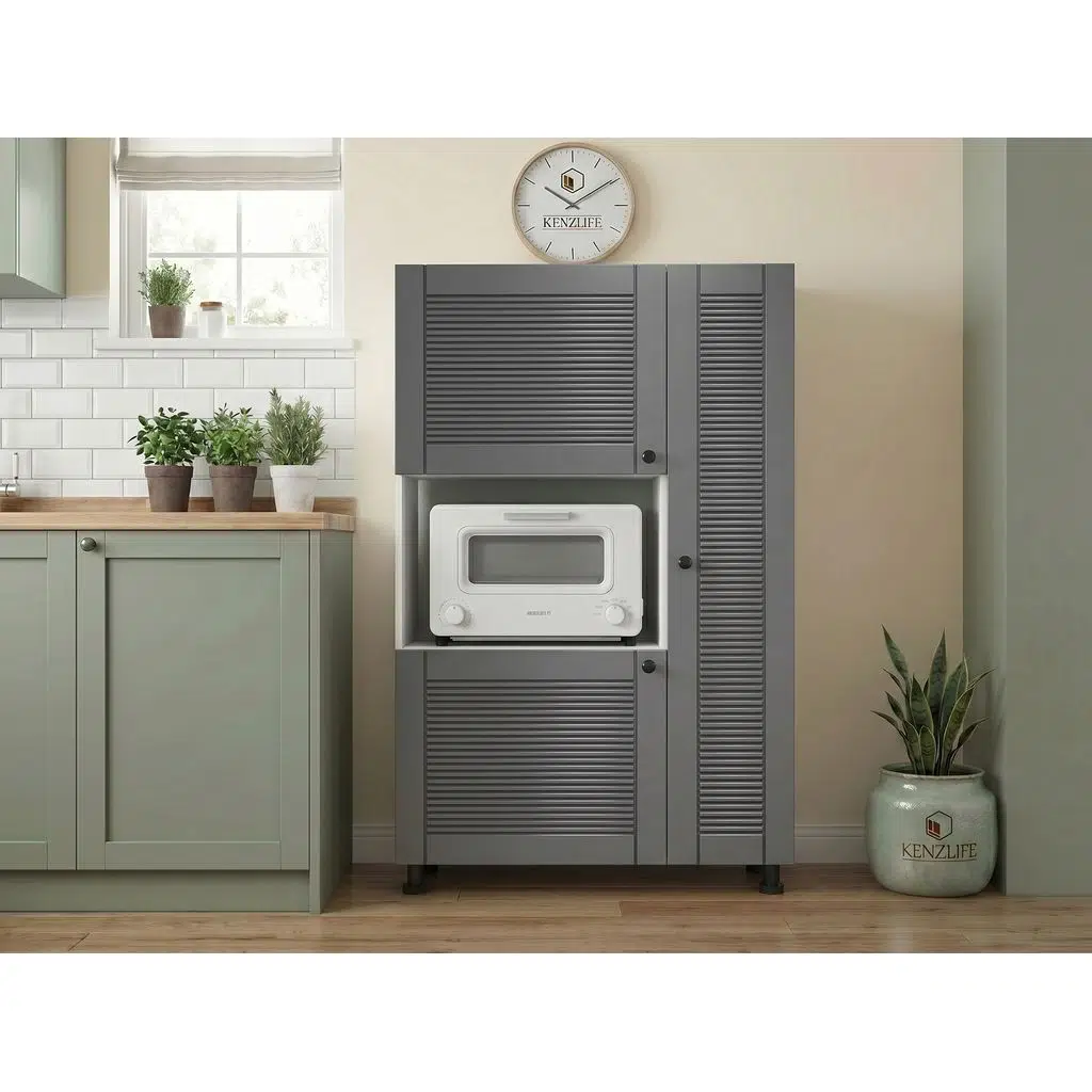 Kenzlife membran mini fırın dolabı alpkuntsağ gribyz panjur 148*90*30 mebran kapak MDF gövde