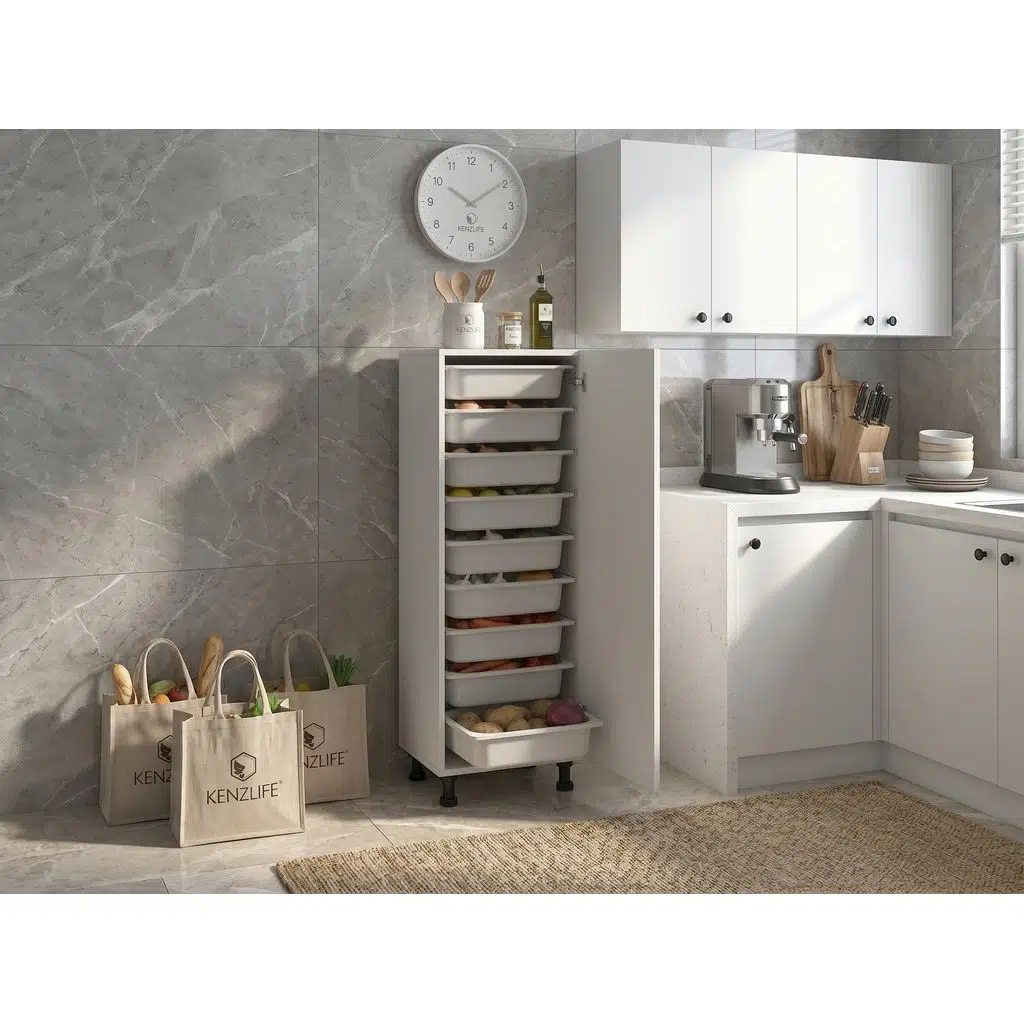 Kenzlife membran sepetli kilitli mutfak dolabı ruberukilit byzbyz çerçeve 122*45*30 mebran kapak suntalam gövde