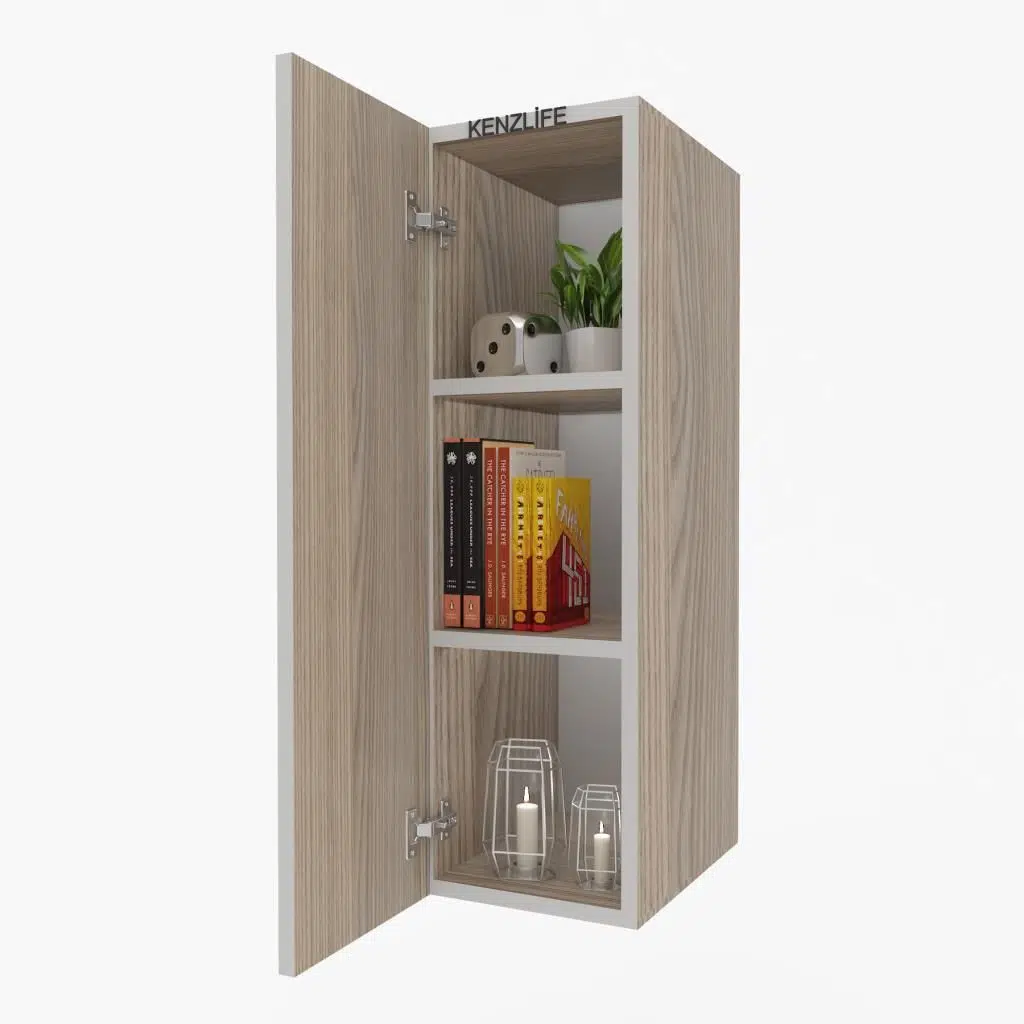 Kenzlife mutfak dolabı irem 060.030.32 crd 2 raflı kapaklı ofis banyo kiler evrak kitaplık