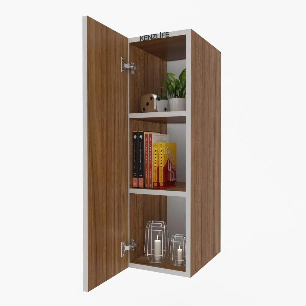 Kenzlife mutfak dolabı irem 060.030.32 cvz 2 raflı kapaklı ofis banyo kiler evrak kitaplık