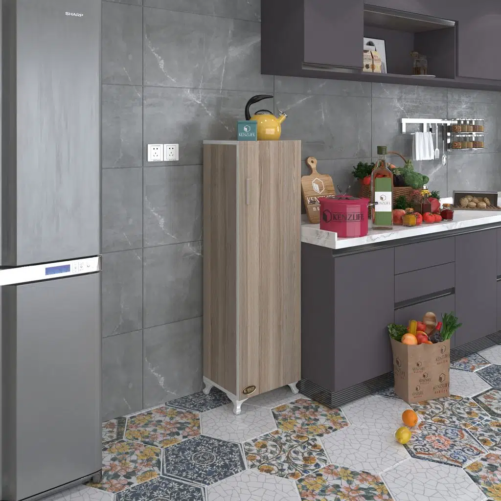 Kenzlife mutfak dolabı mine 128*030*032 crd kapaklı ayaklı banyo evrak ofis kitaplık ayakkabılık kiler