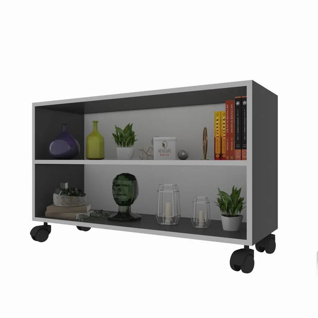 Kenzlife mutfak dolabı raziye 068*070*030 gri tekerlekli banyo evrak ofis ayakkabılık kiler