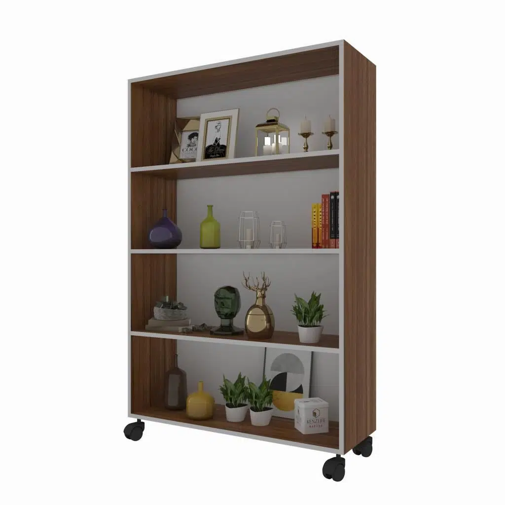 Kenzlife mutfak dolabı raziye 148*090*030 cvz tekerlekli banyo evrak ofis ayakkabılık kiler