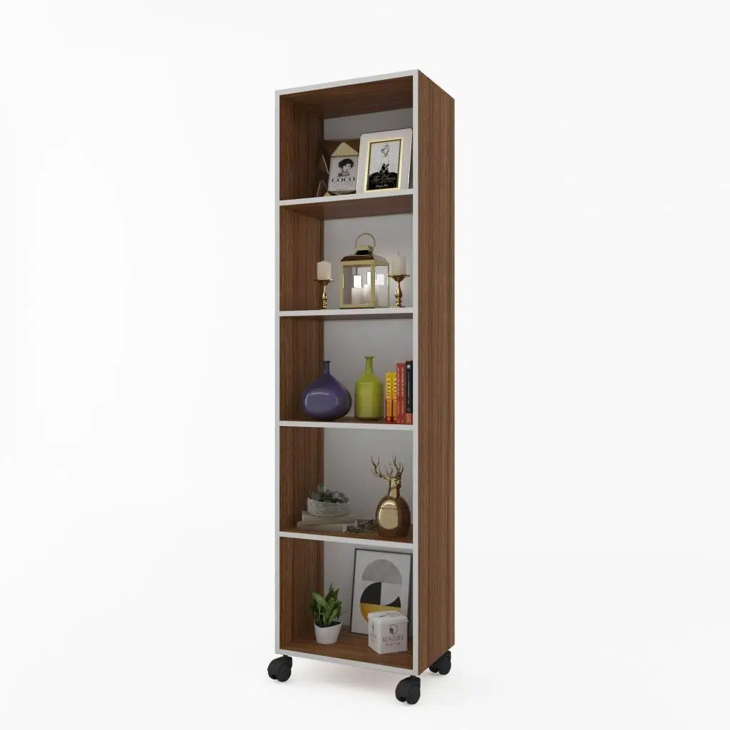 Kenzlife mutfak dolabı raziye 188*050*030 cvz tekerlekli banyo evrak ofis ayakkabılık kiler