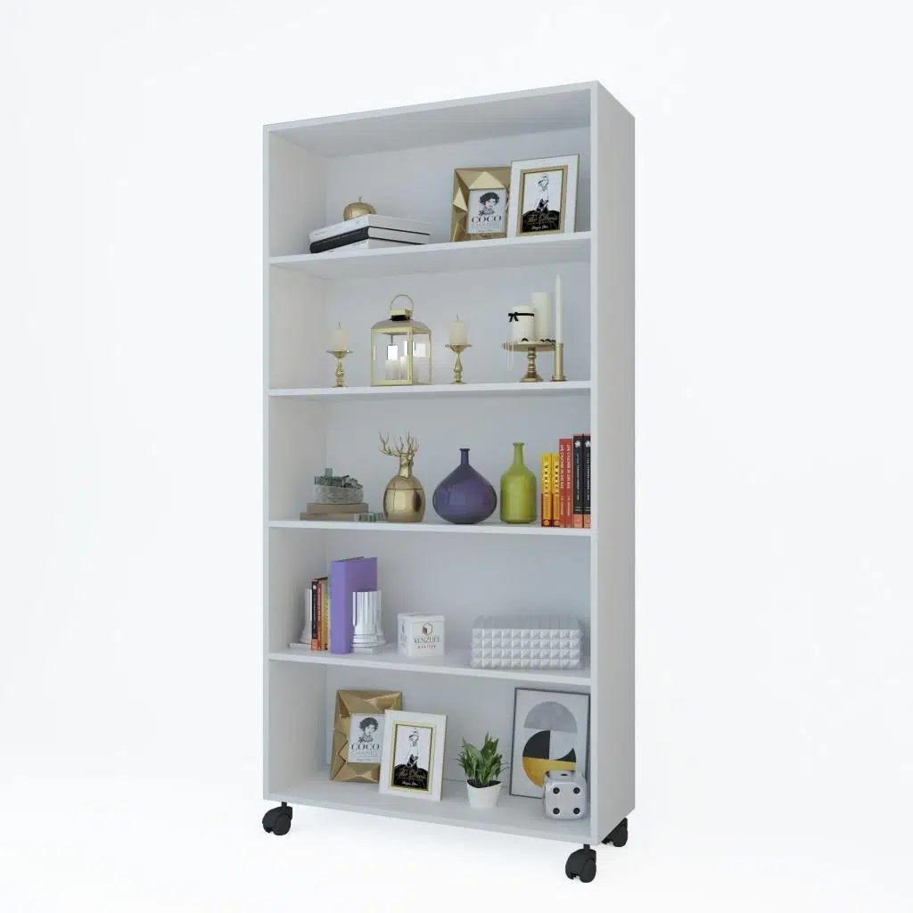 Kenzlife mutfak dolabı raziye 188*070*030 byz tekerlekli banyo evrak ofis ayakkabılık kiler