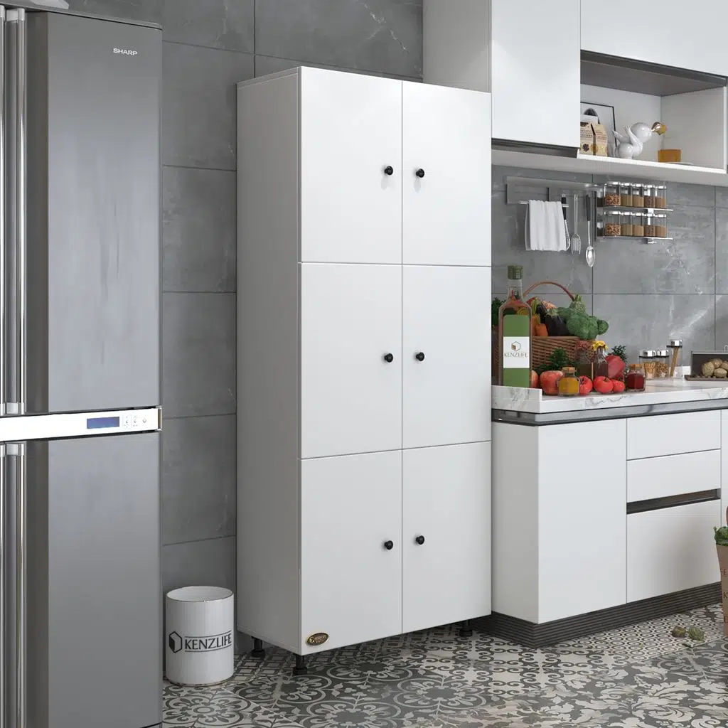 Kenzlife mutfak dolabı tahiri byz 188*80*37 çok amaçlı dolap arkalıklı