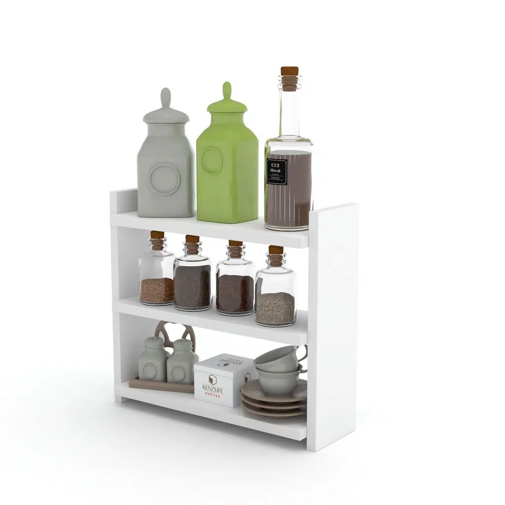 Kenzlife mutfak rafı apti byz 040*040*15 duvar tezgah