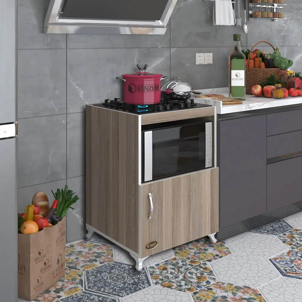 Kenzlife ocak dolabı doğangün crd 85*60*56 hazır mutfak ankastre gömme ocak için arkalıksız