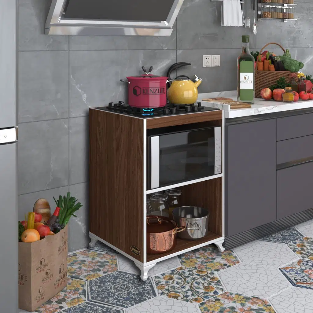 Kenzlife ocak dolabı figen cvz 85*60*57 mutfak modül mini fırın ankastre ocak için