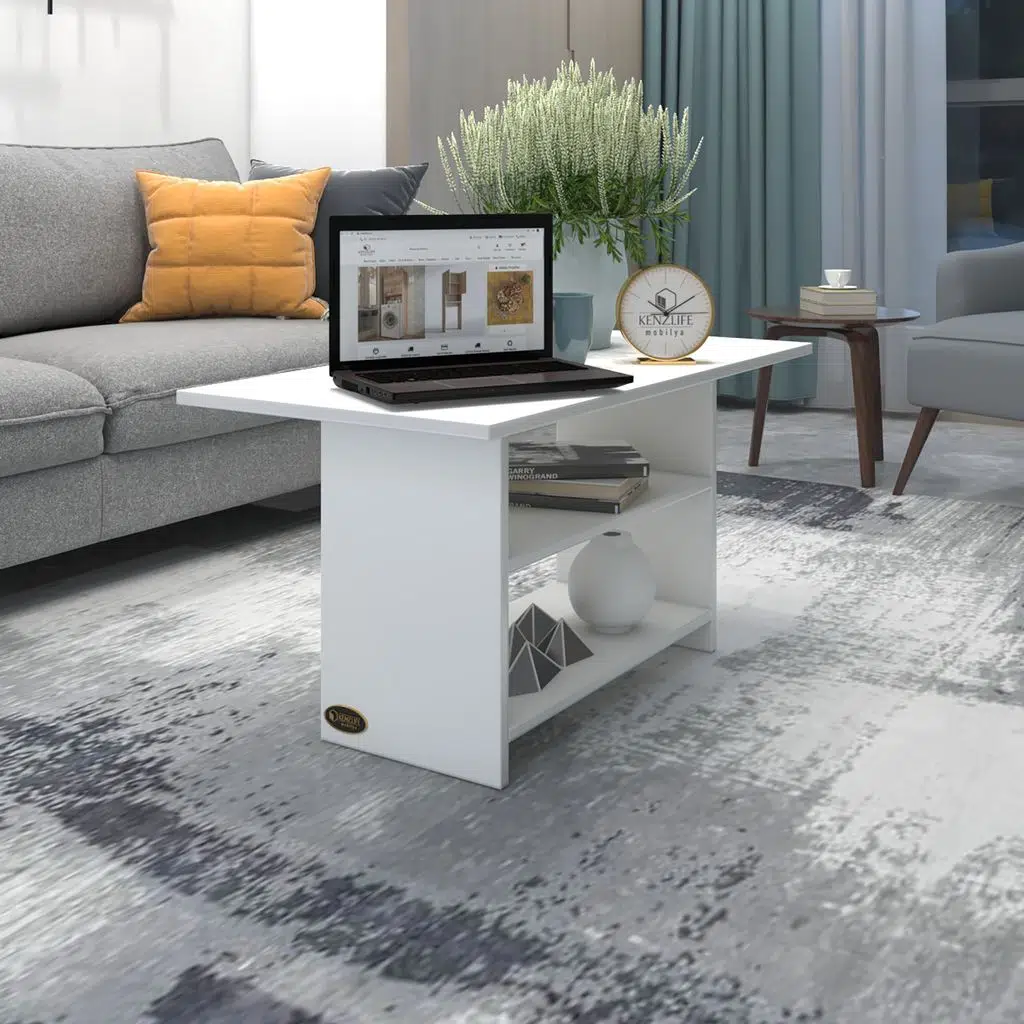 Kenzlife orta salon sehpası boston byz 075*070*50 yemek masası