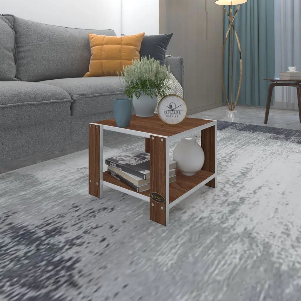 Kenzlife orta salon sehpası cakarta cvz 39*39*39 yemek sofra bilgisayar (m)