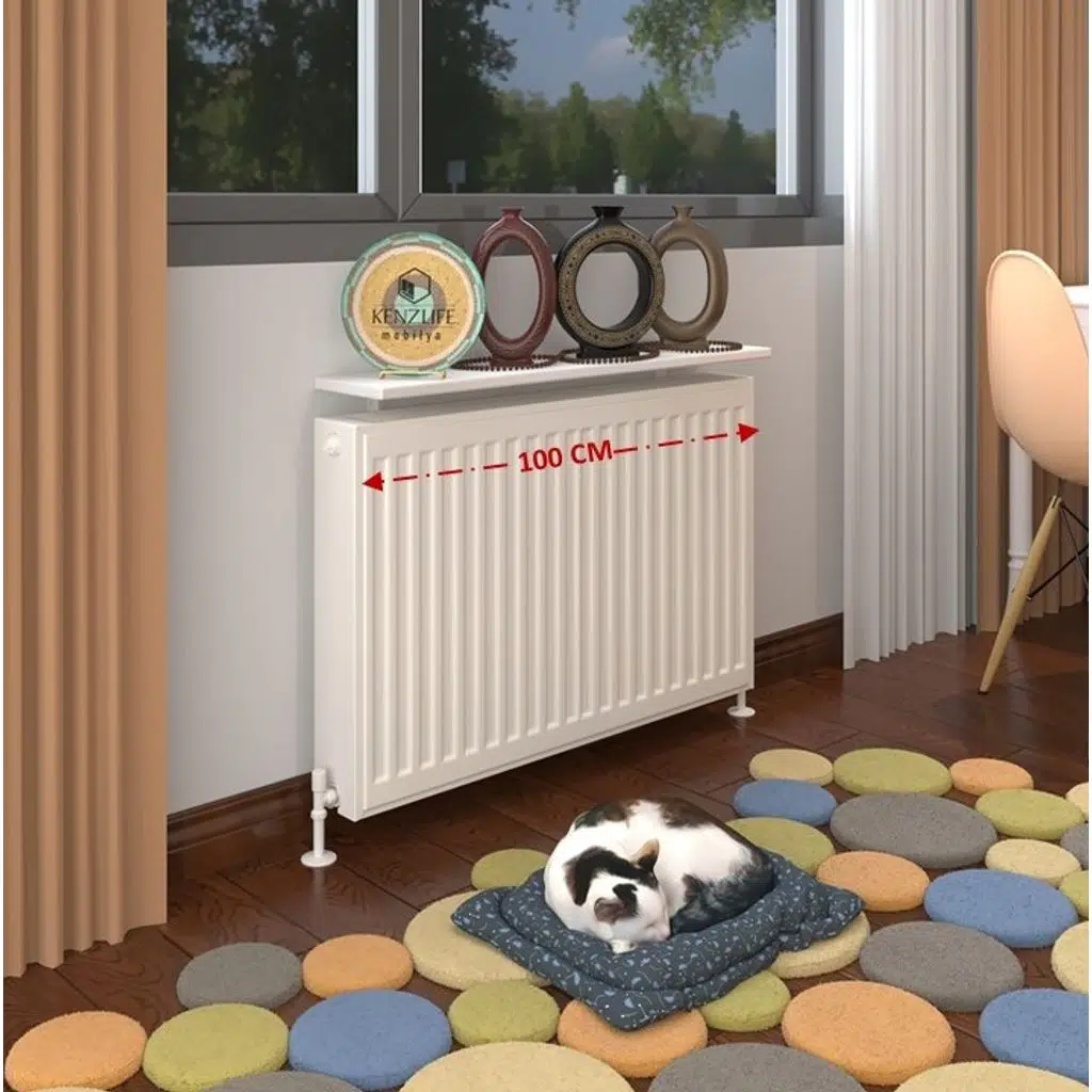 Kenzlife petek üstü raf dresuar golden boy byz 100*24 tekli kitaplık duvar rafı 100 cm uzunluk