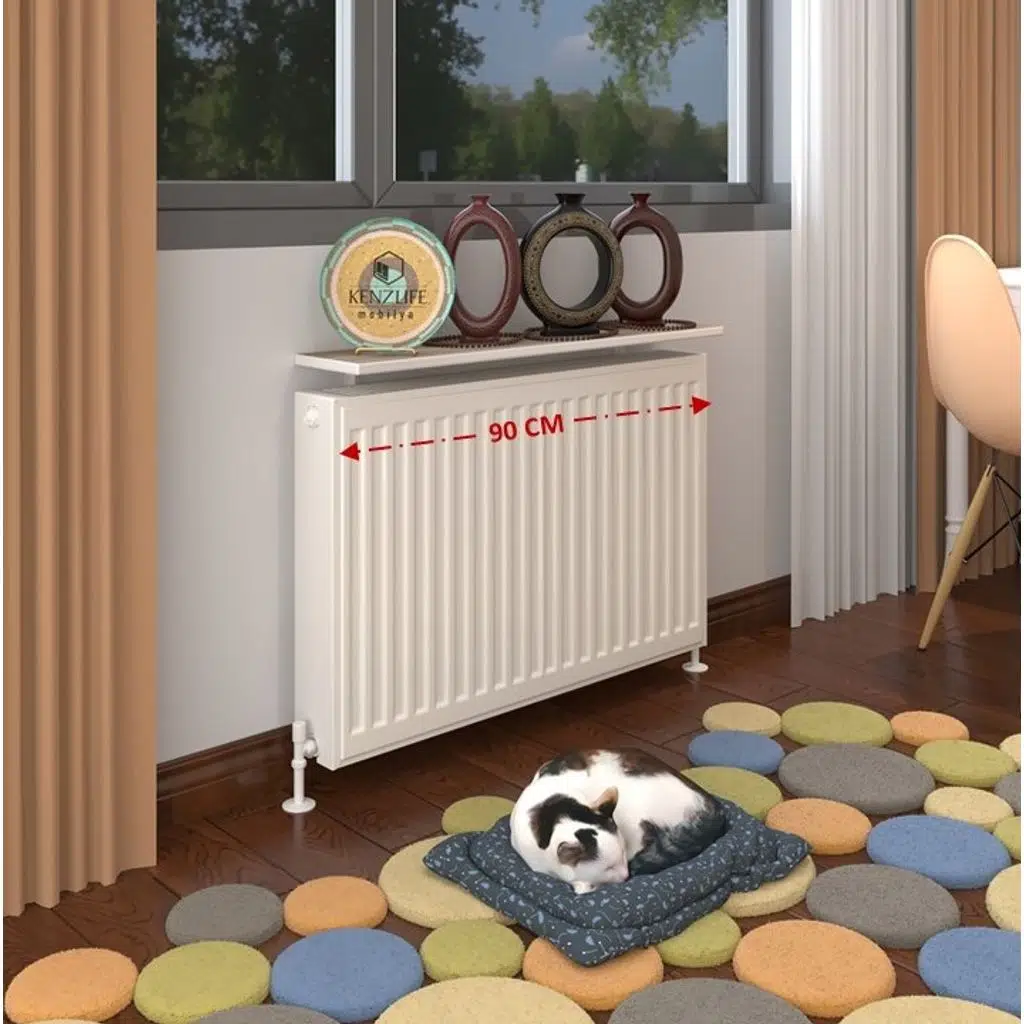 Kenzlife petek üstü raf dresuar golden boy crd 090*24 tekli kitaplık duvar rafı 090 cm uzunluk