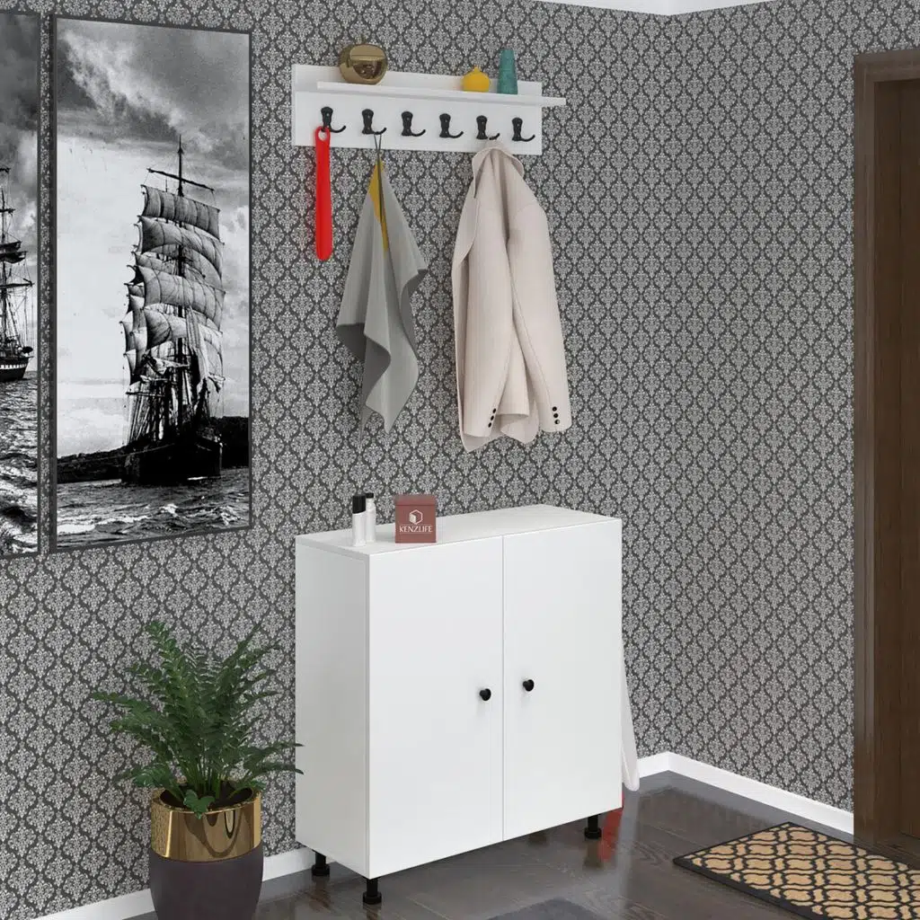 Kenzlife portmanto ayakkabılık ve askılık edik5 byzbyz 83*080*32 yirmi çift ayakkabı kapasitesi