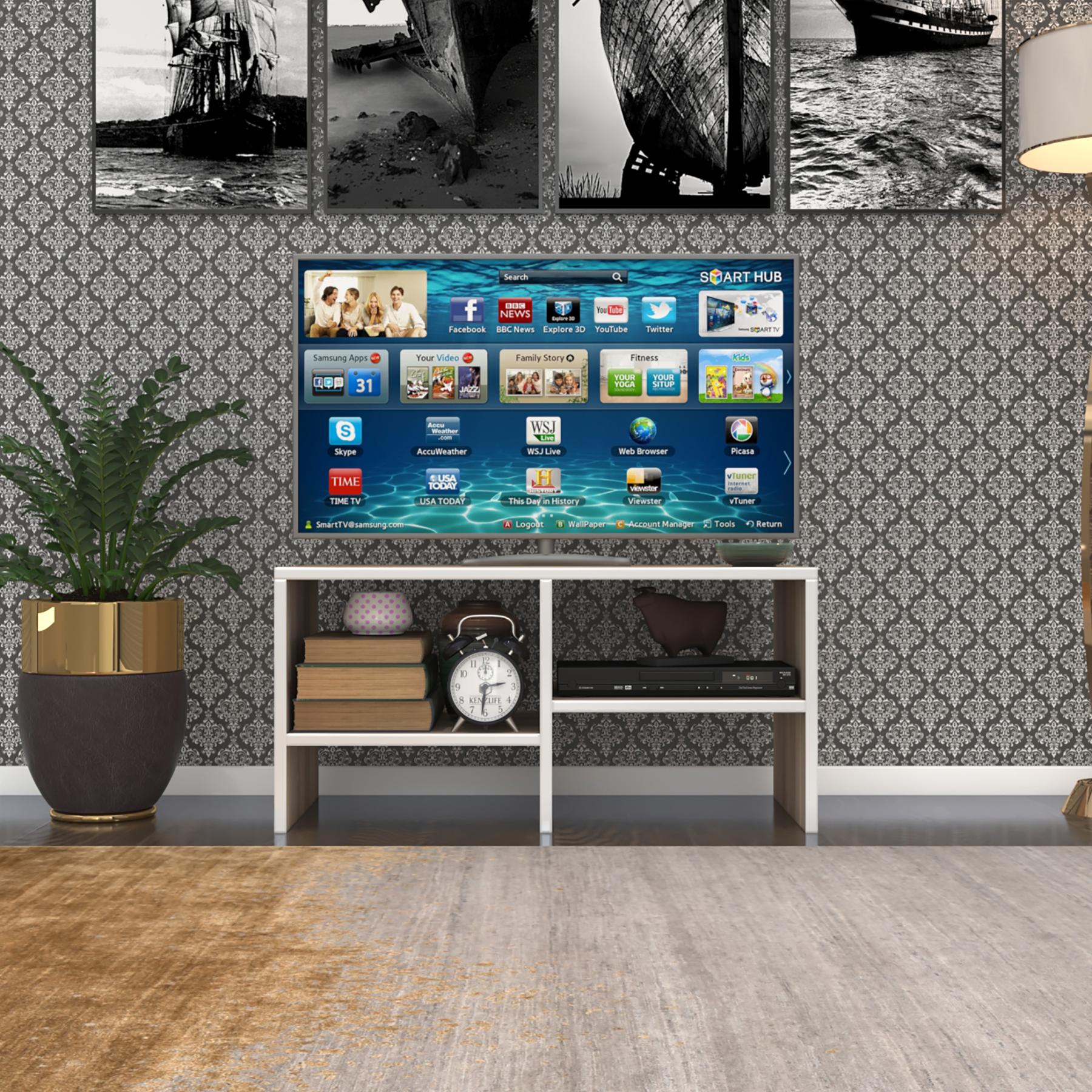 Kenzlife televizyon sehpası tatabanya crd 040*080*38 tv ünitesi (m)