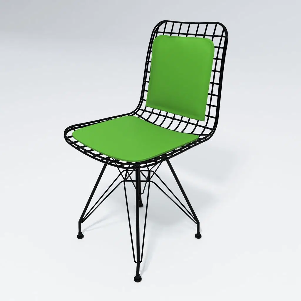 Knsz kafes tel sandalyesi 1 li mazlum syhyşl sırt minderli ofis cafe bahçe mutfak