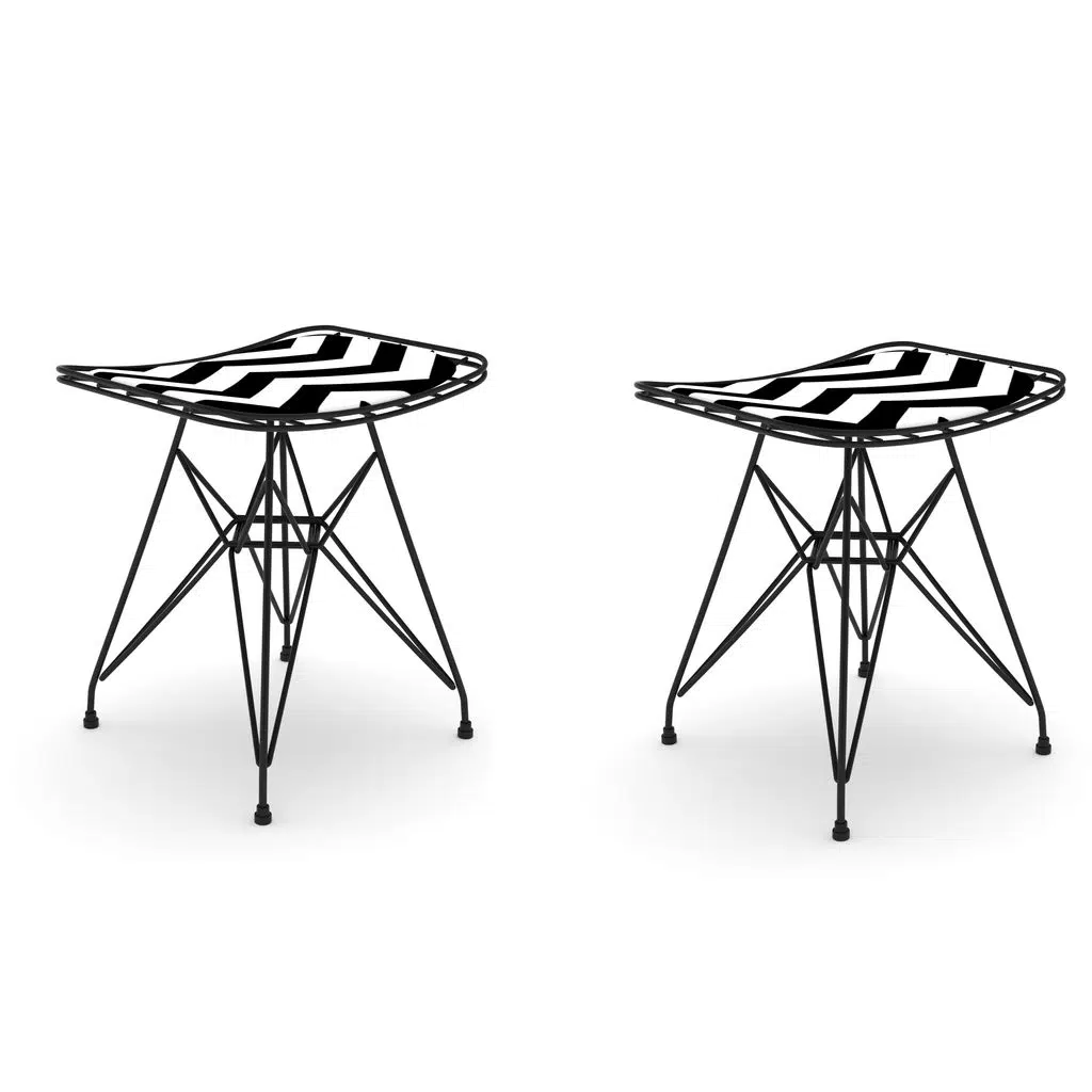 Knsz kafes tel sandalyesi taburesi 2 li mutlu syhaldo ofis cafe bahçe mutfak