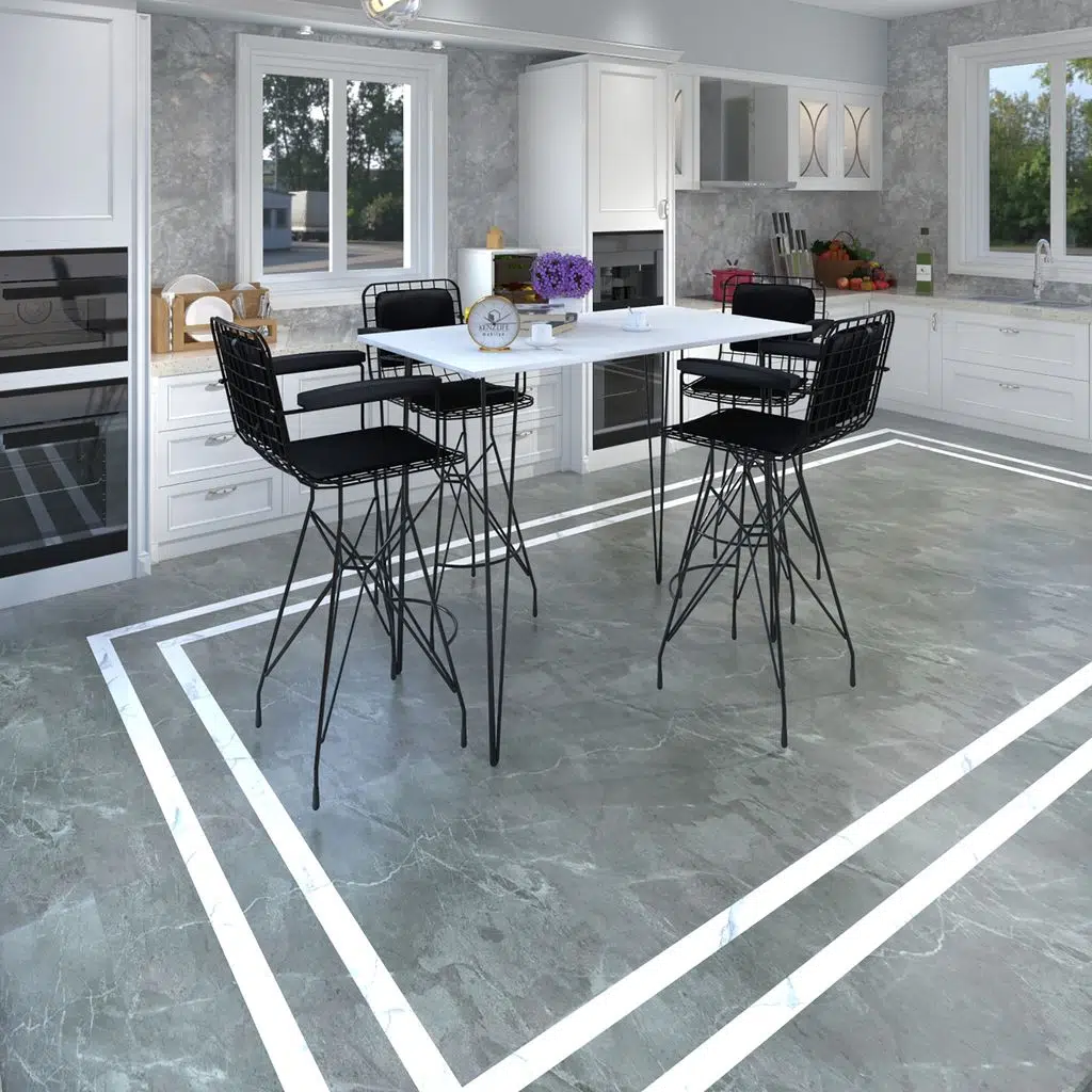 Knsz masa sandalye takımı hem105zengin byzsyh 100*070 4 sandalye syhsyh kolçaklı sırt minderli