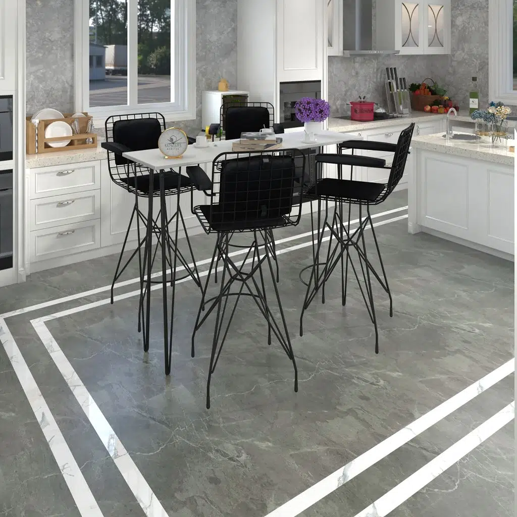 Knsz masa sandalye takımı hem105zengin byzsyh 140*040 4 sandalye syhsyh kolçaklı sırt minderli