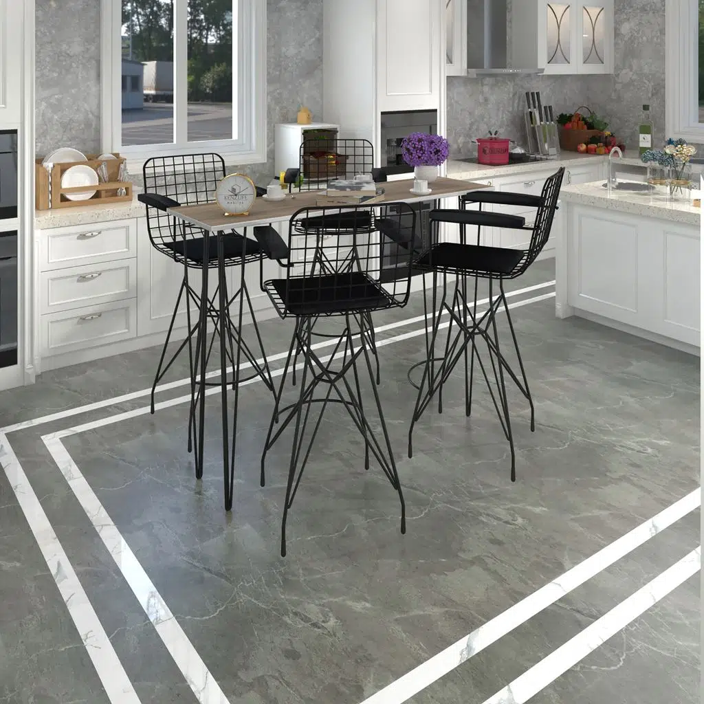 Knsz masa sandalye takımı hem105zengin crdsyh 140*040 4 sandalye syhsyh kolçaklı