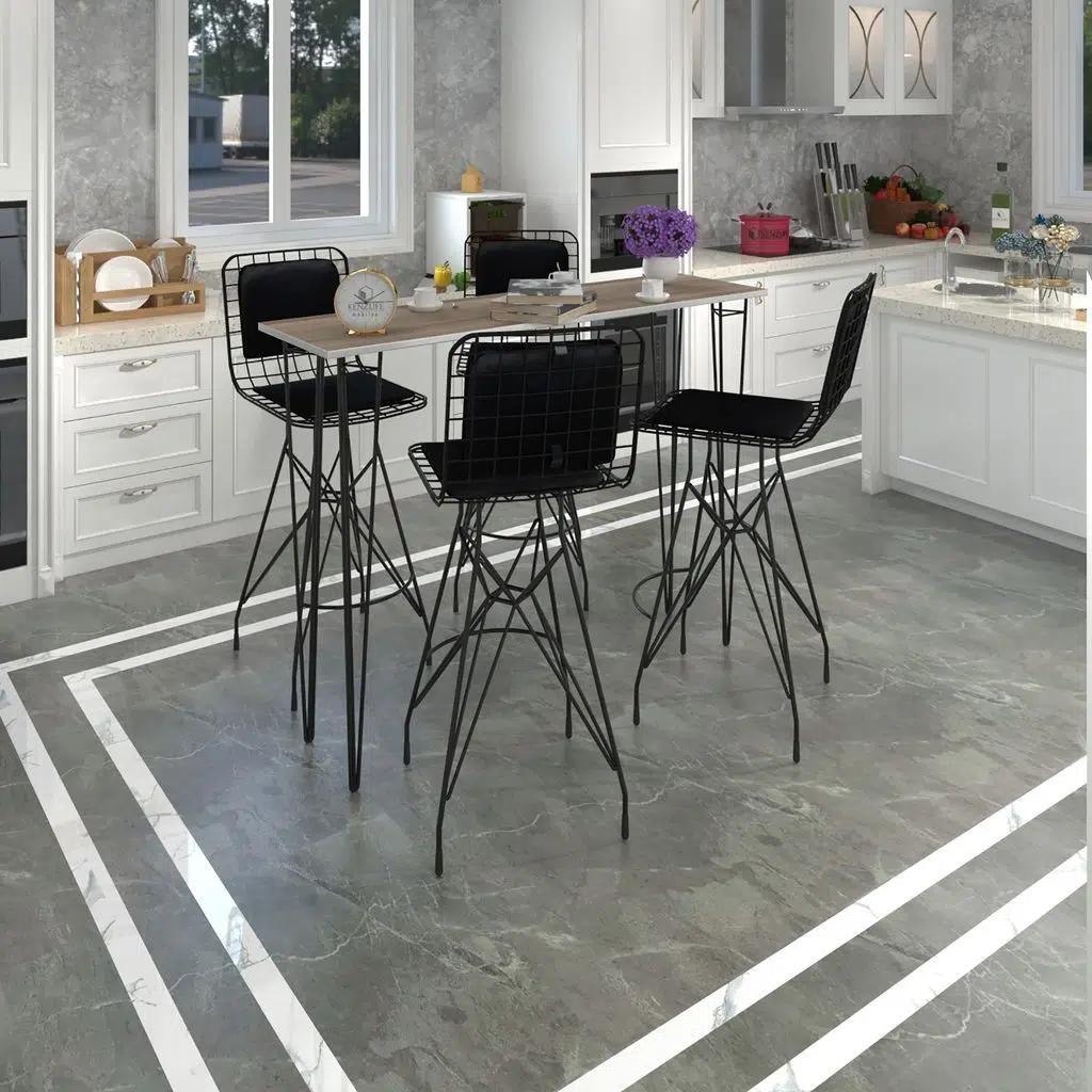 Knsz masa sandalye takımı hem105zengin crdsyh 140*040 4 sandalye syhsyh sırt minderli