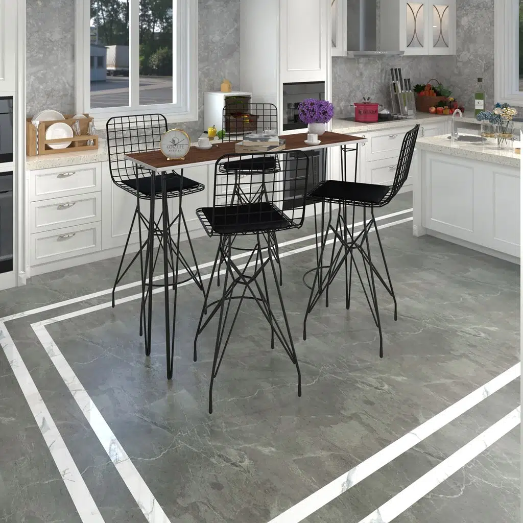 Knsz masa sandalye takımı hem105zengin cvzsyh 140*040 4 sandalye syhsyh