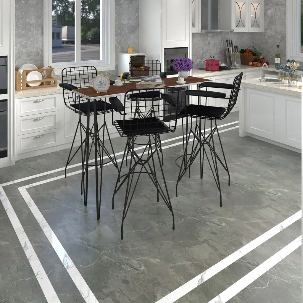 Knsz masa sandalye takımı hem105zengin cvzsyh 140*040 4 sandalye syhsyh kolçaklı