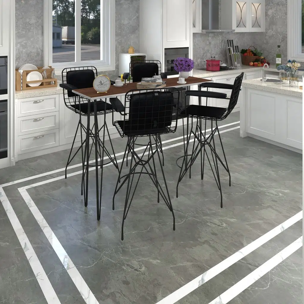 Knsz masa sandalye takımı hem105zengin cvzsyh 140*040 4 sandalye syhsyh kolçaklı sırt minderli