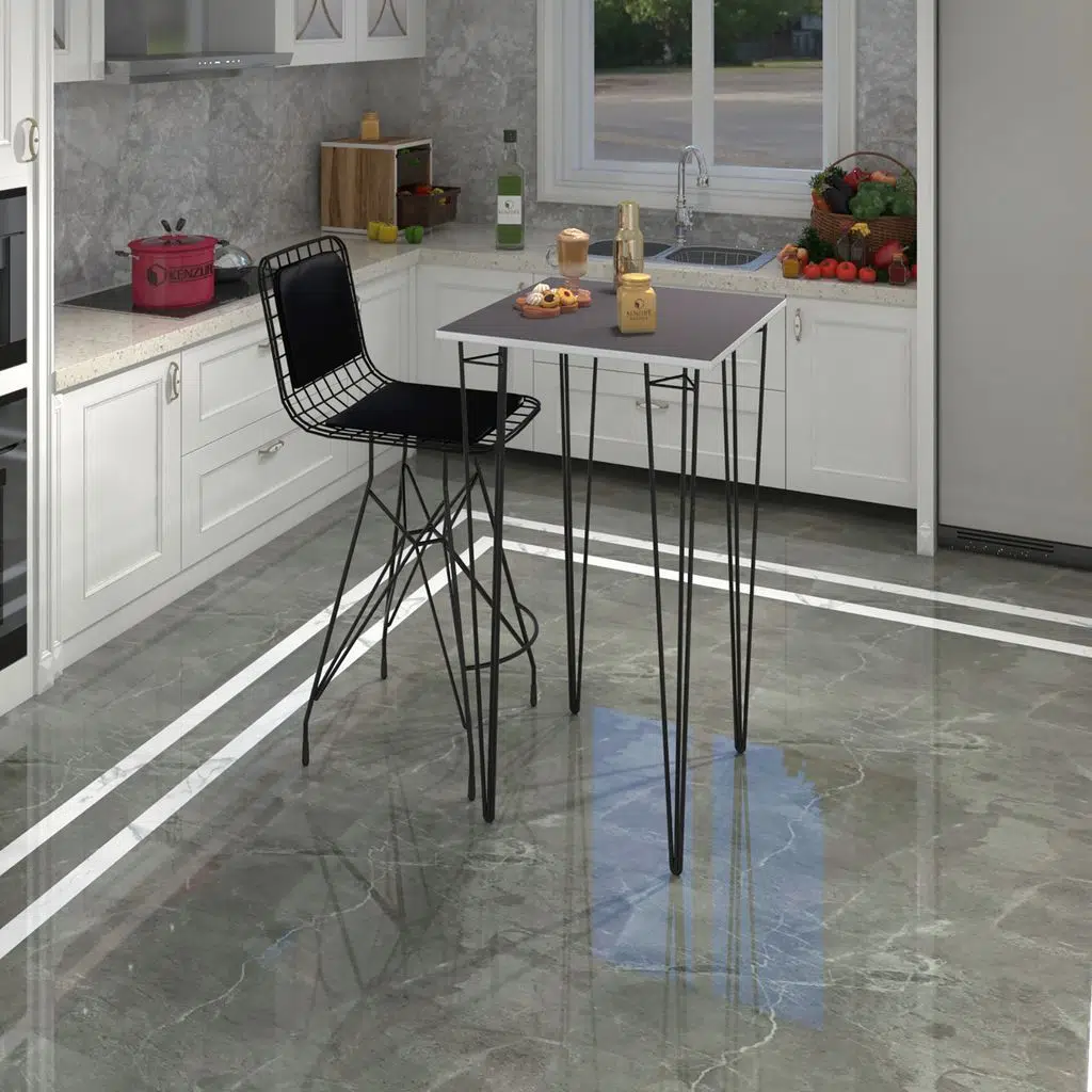 Knsz masa sandalye takımı hem105zengin grisyh 060*060 1 sandalye syhsyh sırt minderli