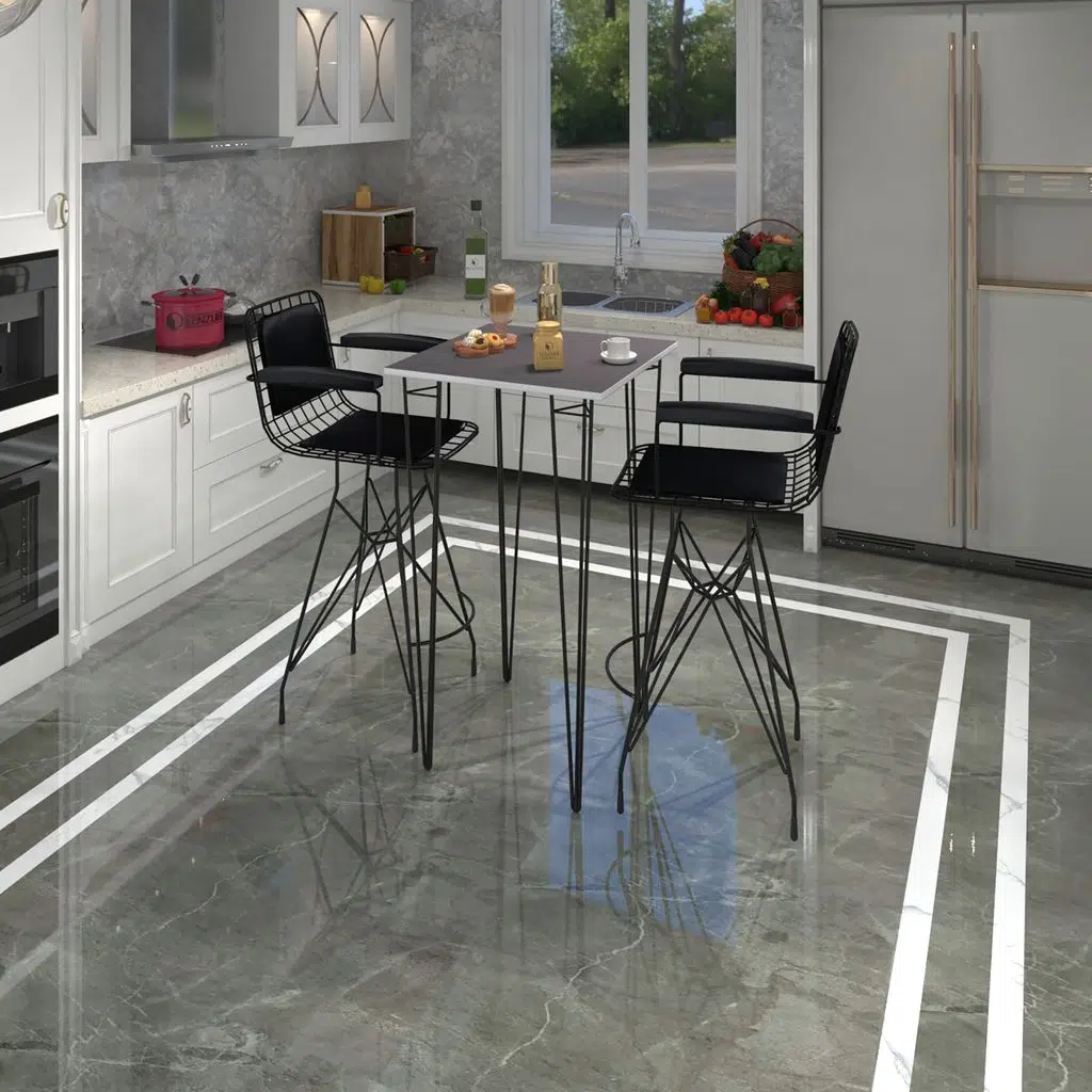 Knsz masa sandalye takımı hem105zengin grisyh 060*060 2 sandalye syhsyh kolçaklı sırt minderli