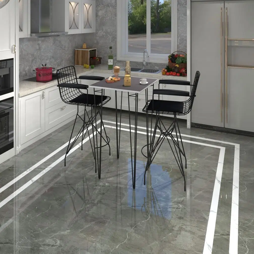 Knsz masa sandalye takımı hem105zengin grisyh 070*070 2 sandalye syhsyh kolçaklı