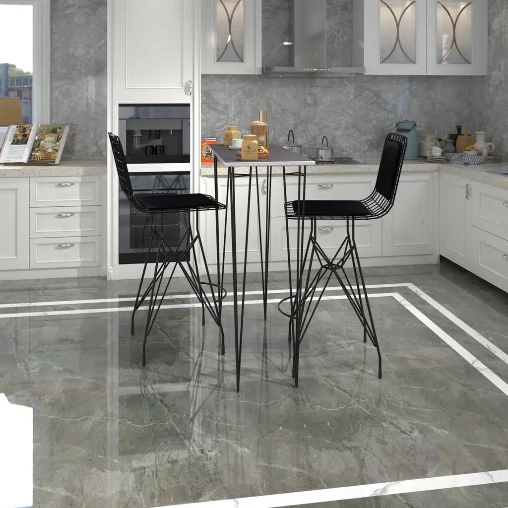 Knsz masa sandalye takımı hem105zengin grisyh 100*040 2 sandalye syhsyh sırt minderli