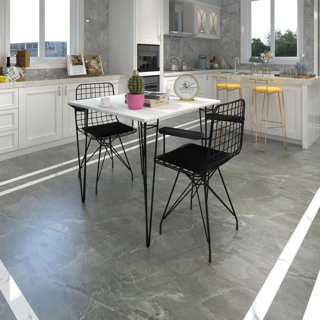 Knsz masa sandalye takımı hem75mazlum byzsyh 060*060 klç 2 sandalye syhsyh kolçaklı